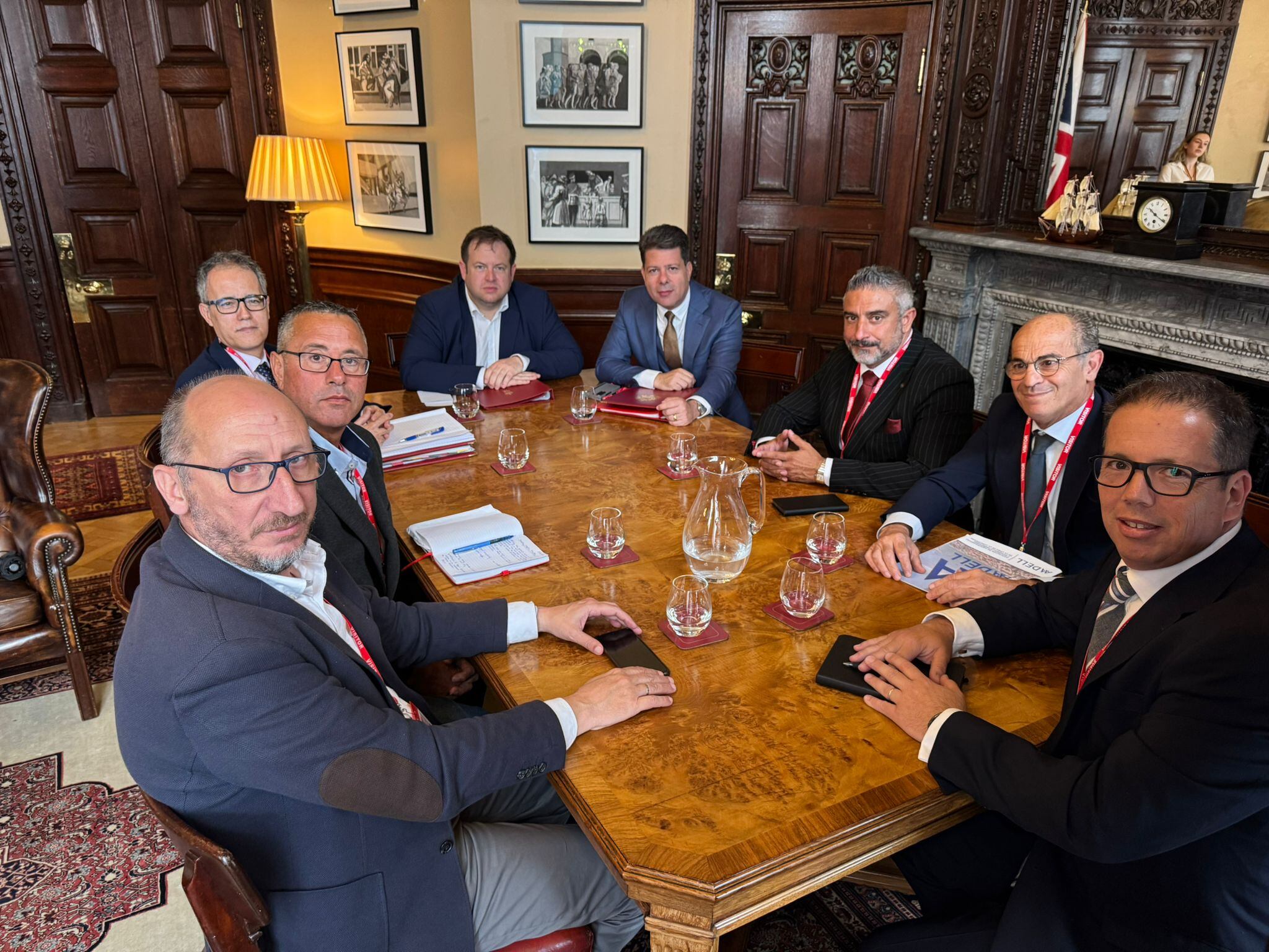 Un momento de la reunión