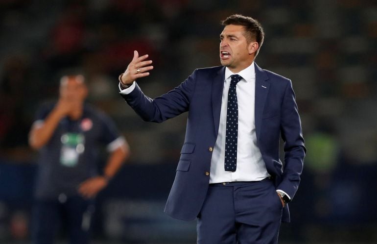 Diego Alonso durante la segunda ronda del Mundial de Clubes. 