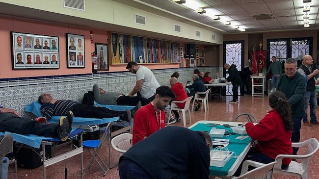 Momento de la donación