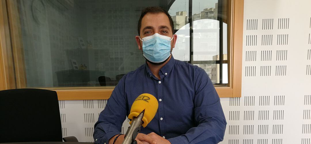 El alcalde de Valdemoro, Sergio Parra, en los estudios de Cadena SER Madrid Sur