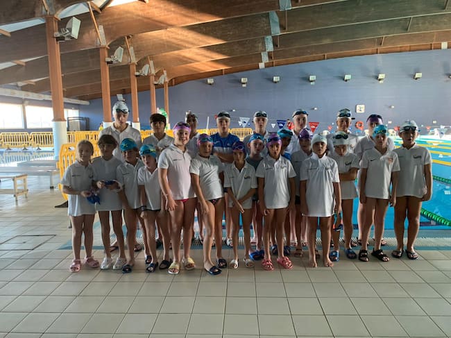 Nadadores del Club Natación DKV Jerez