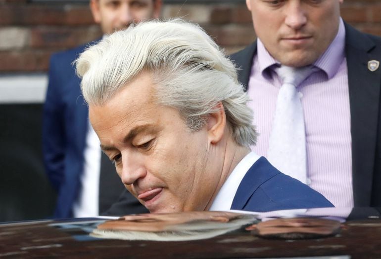 El candidato ultra Geert Wilders 