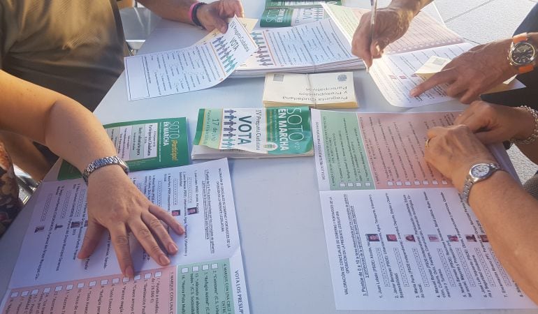 Los vecinos y vecinas han escogido con sus votos los proyectos que van a ser prioritarios en la gestión municipal
