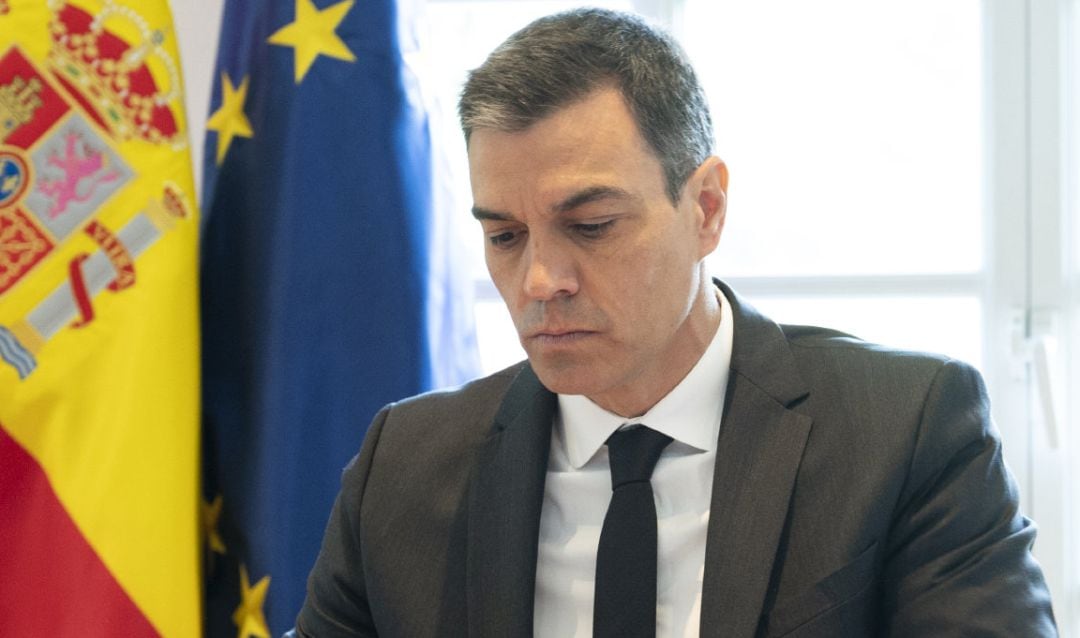 El presidente del Gobierno, Pedro Sánchez, se reúne con los presidentes autonómicos por videconferencia, en Madrid (España) a 31 de mayo de 2020