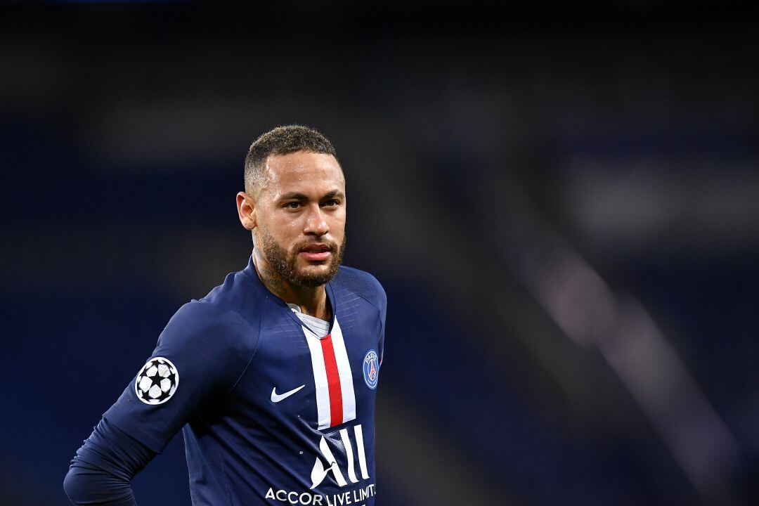 Neymar, durante el último partido de liga. 