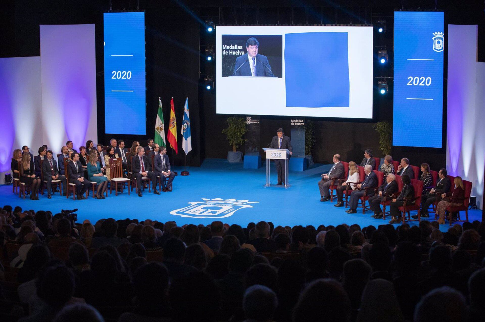 Acto de entrega de las Medallas de Huelva (Archivo)