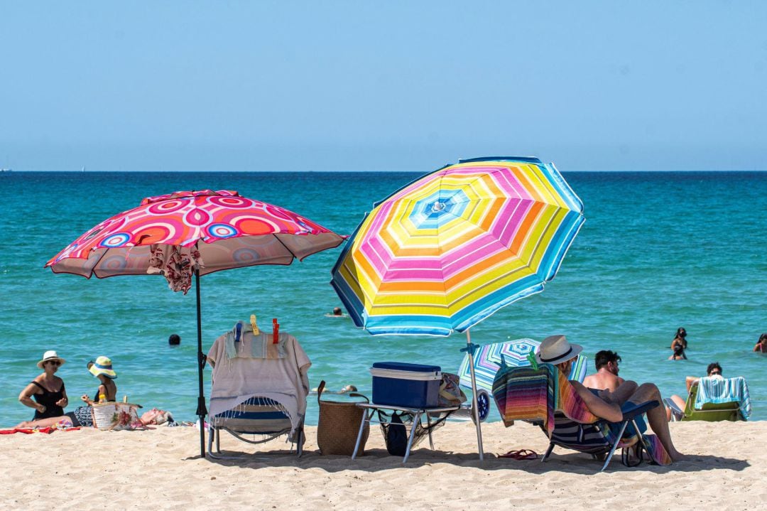 Playa del Arenal, en Palma de Mallorca.