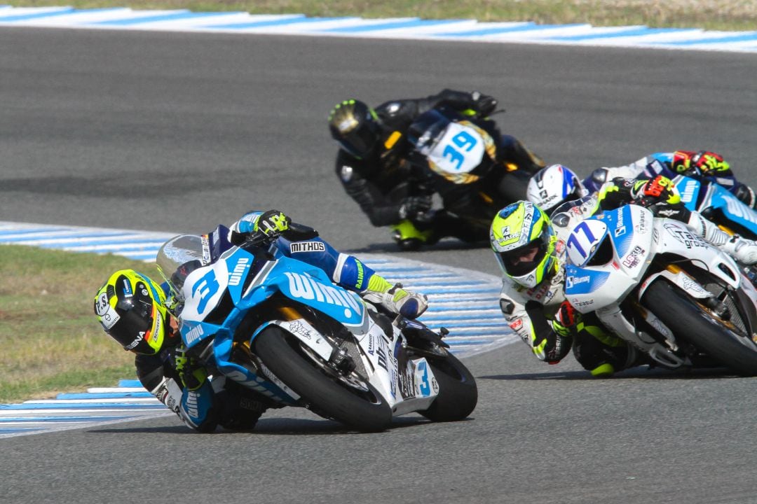 Lukas Tulovic, vencedor Superstock 600 rodando el domingo en el Circuito de Jerez