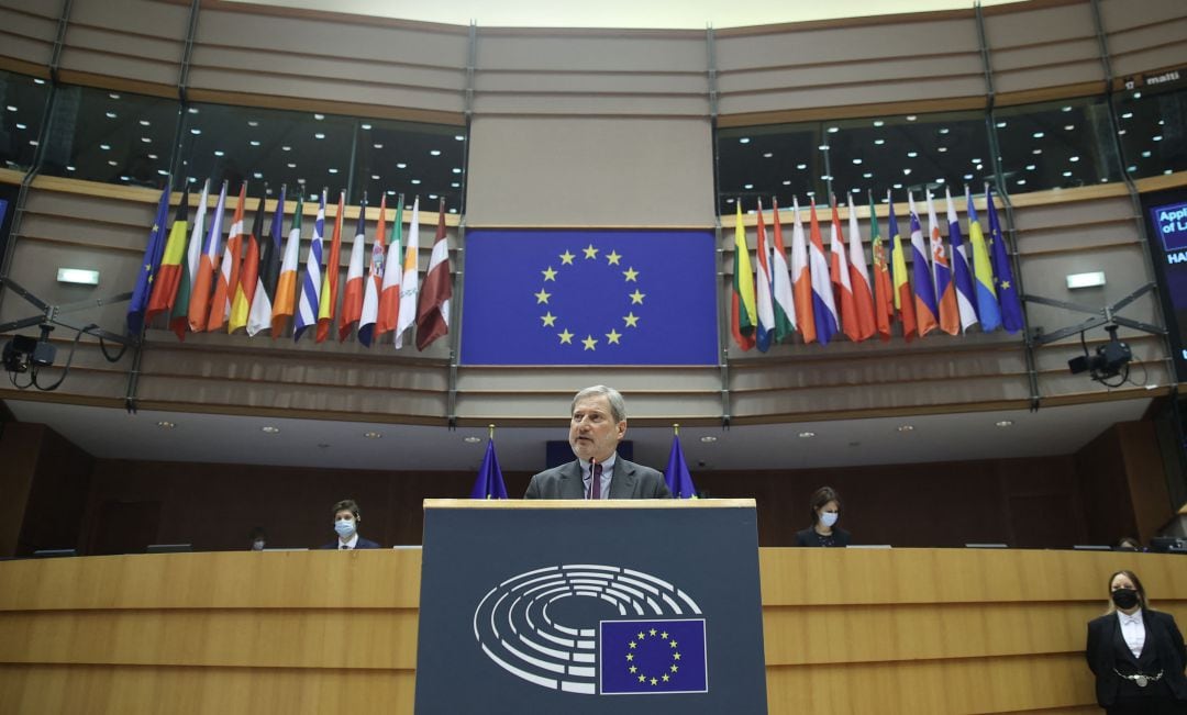 El comisario de la UE, Johannes Hahn.