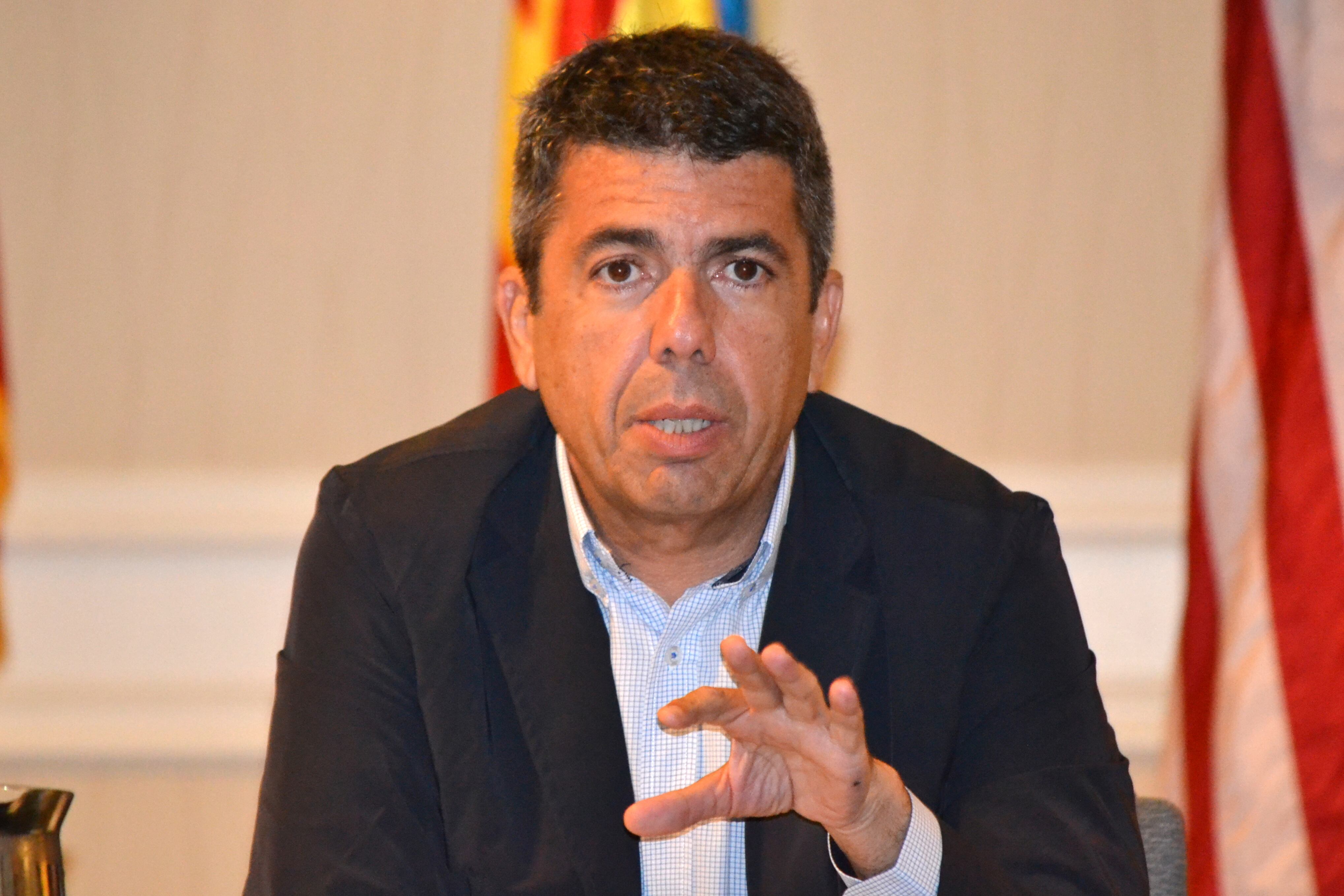 El presidente de la Generalitat valenciana, Carlos Mazón