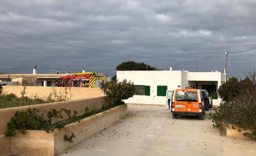 Imagen de archivo de vehículos de los bomberos de Formentera