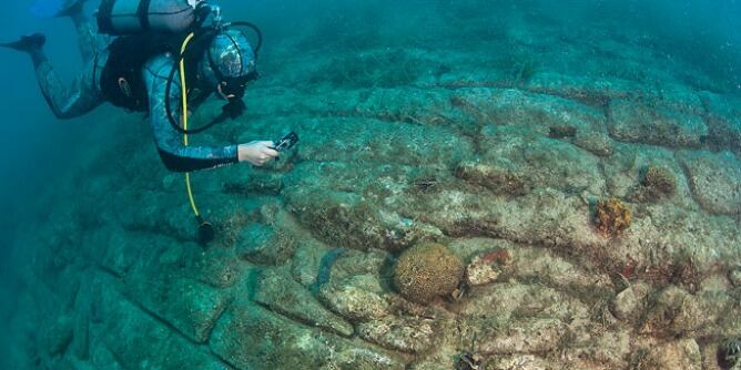 Fotografía publicada por el diario croata Jutarnji list de la bautizada como 'La Atlántida de Split'