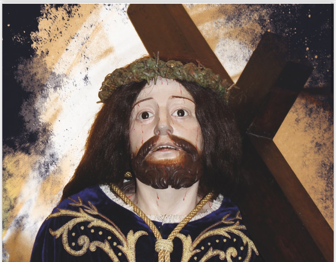 Talla del cartel de la Semana Santa de Carrión de los Condes (Palencia)