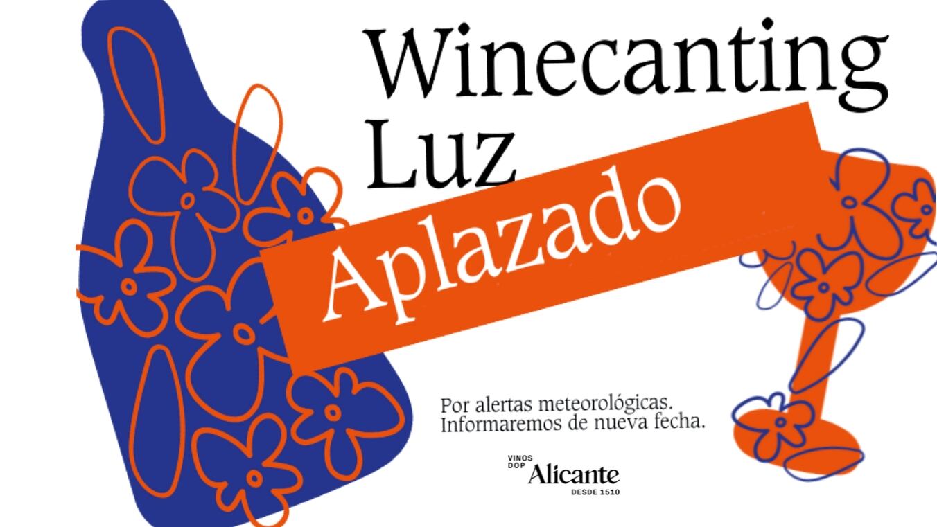 La previsión de lluvia en Alicante obliga a posponer Winecanting Luz, el evento anual de Vinos de Alicante DOP