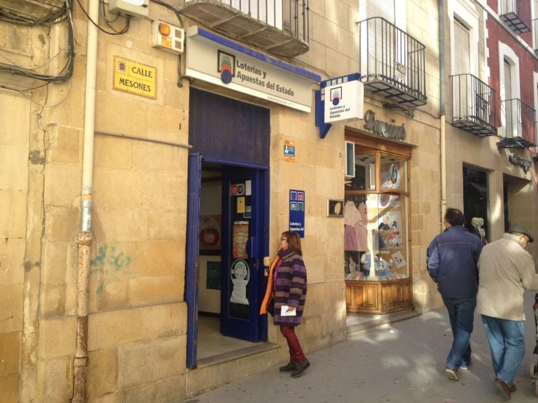 Administración de Loterias de la calle Mesones de Úbeda