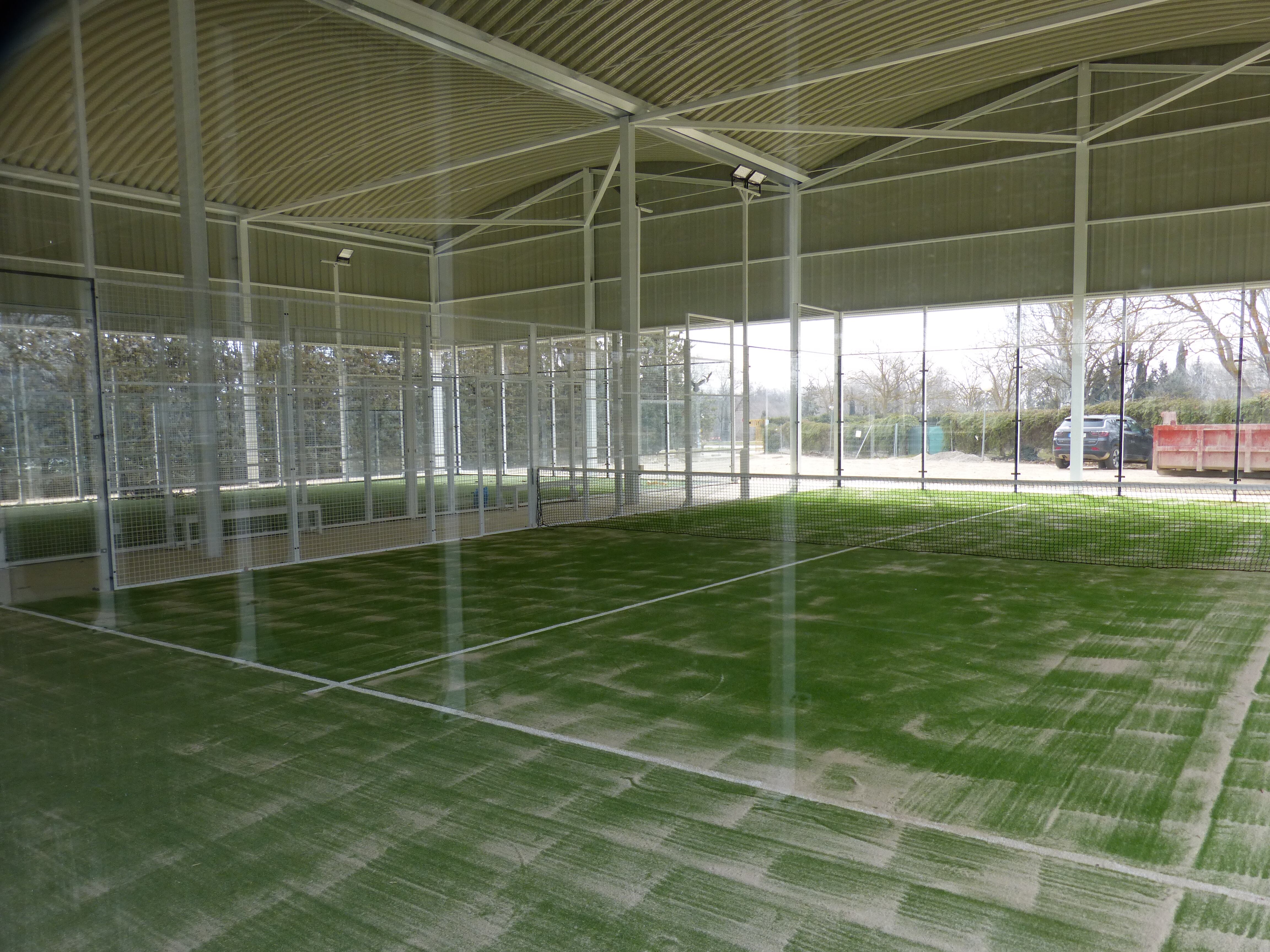 Pistas de pádel de la Ciudad Deportiva José María Escriche de Huesca