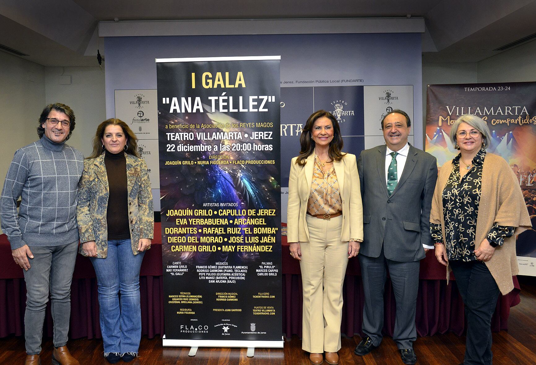 Presentación cartel I Gala &quot;Ana Téllez&quot; -Teatro Villamarta