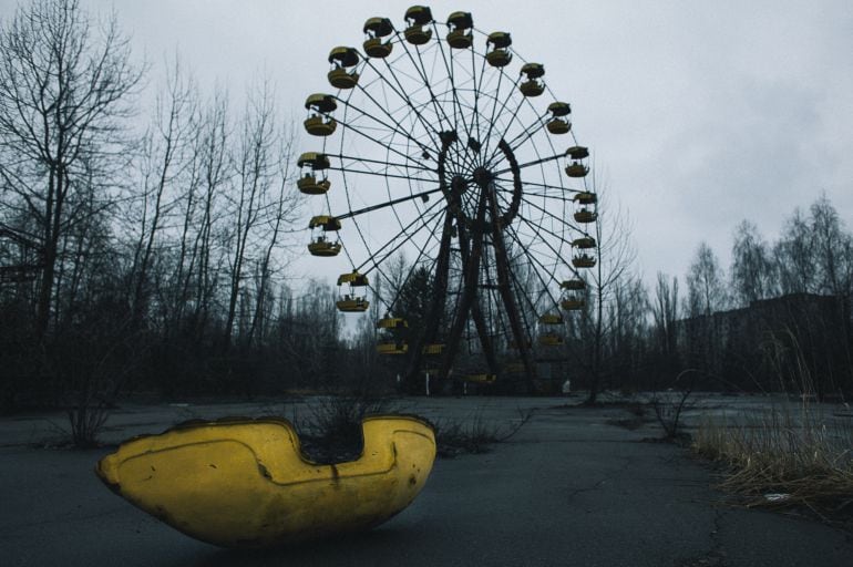 Una de las imágenes realizadas en Chernobil por el fotógrafo