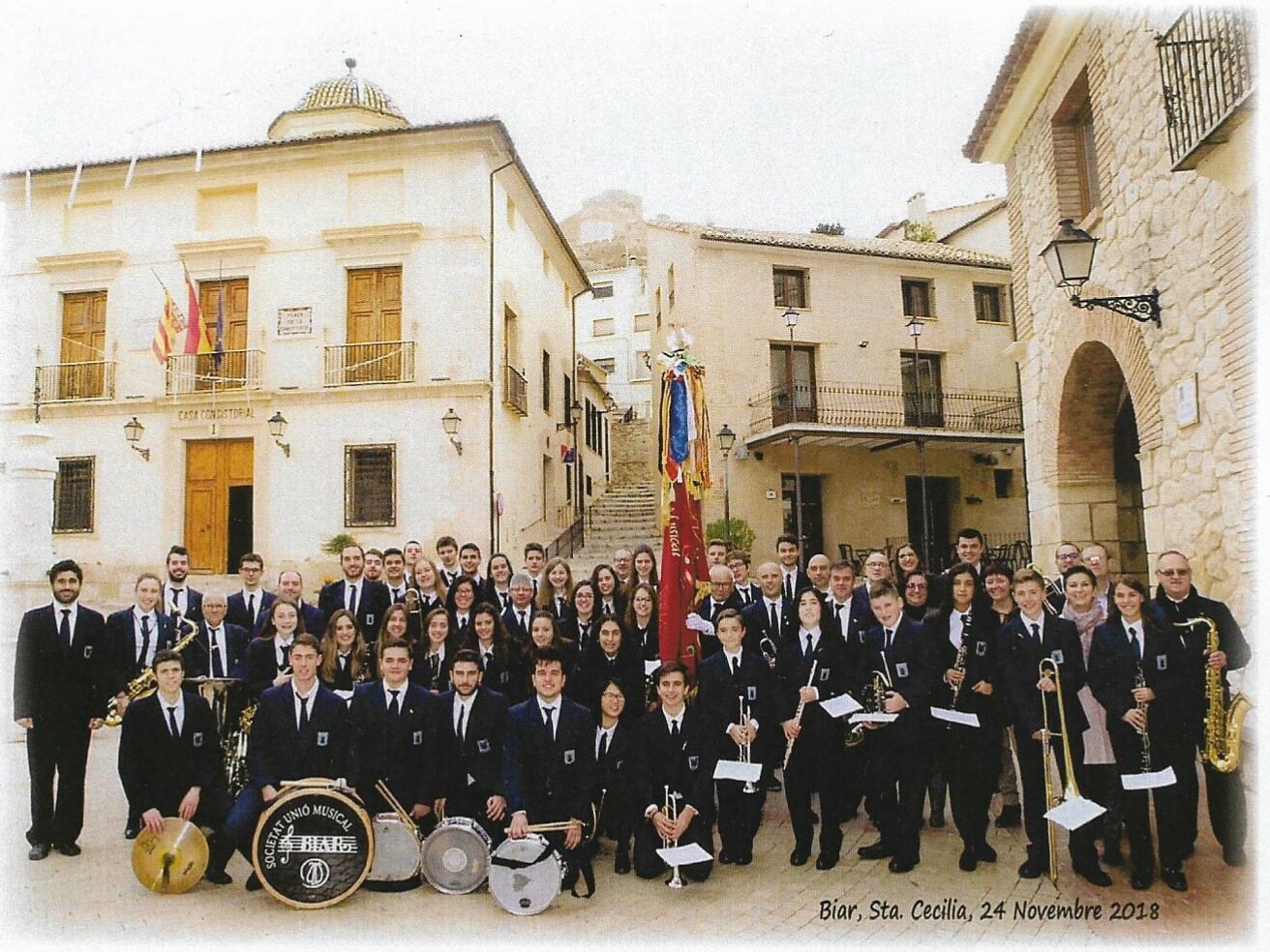 Banda Unió Musical de Biar. Foto archivo. 2018