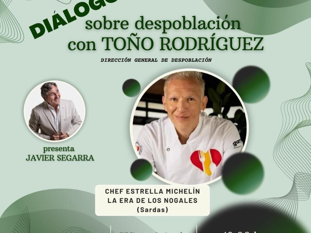 Toño Rodríguez, protagonista de la segunda entrega del ciclo 'Diálogos sobre despoblación"