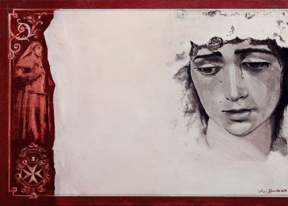 Papeleta de sitio para el Vía Lucis y procesión extraordinaria de la Virgen de la Amargura