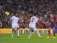 Alexis Sánchez durante un Clásico en 2013