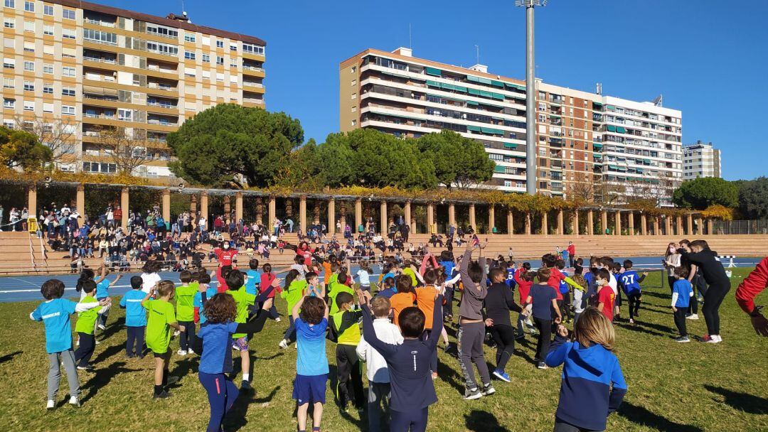 Imagen de las &quot;miniolimpiadas&quot; celebradas hace unos días en el parque del Túria. 