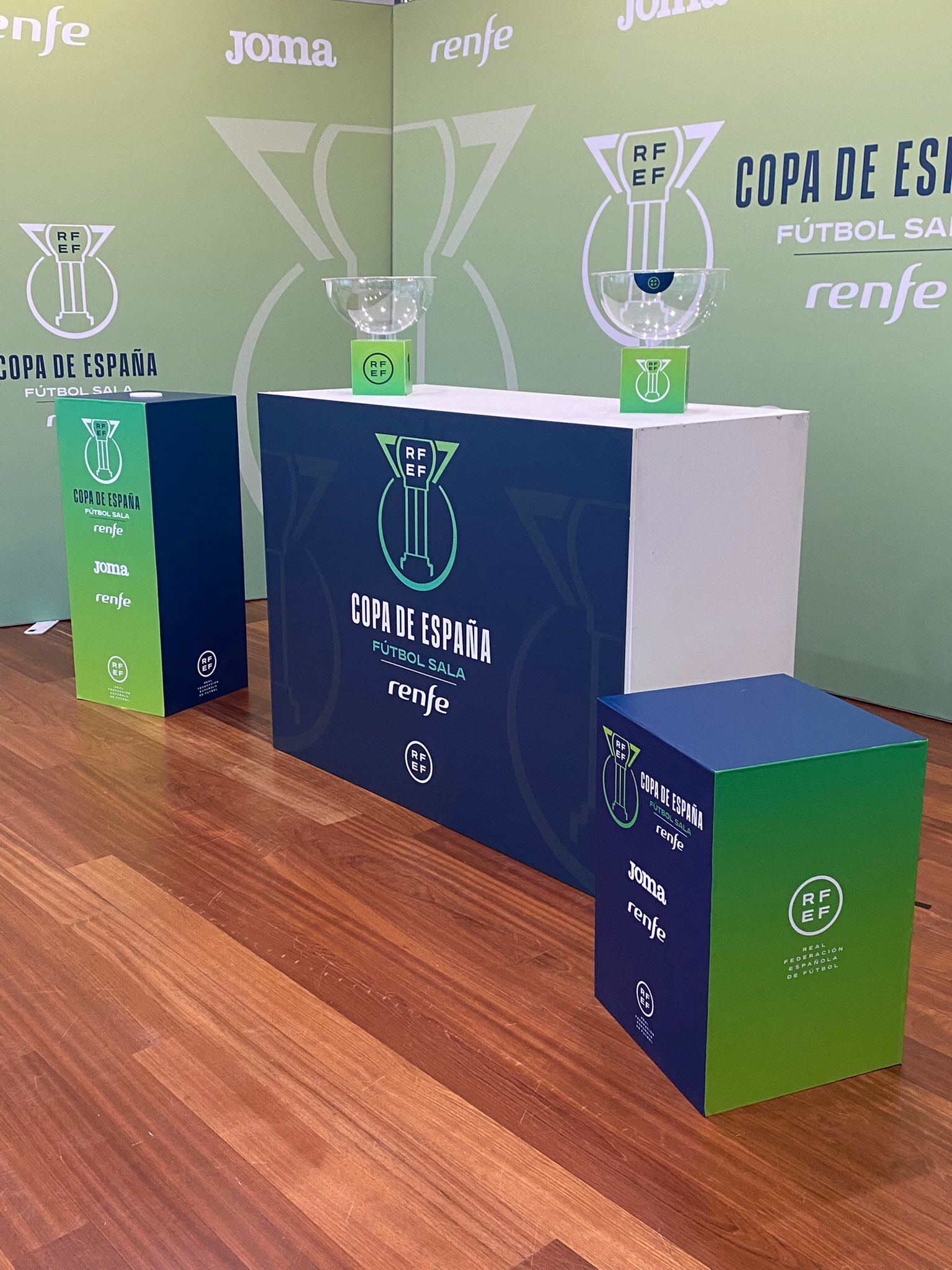 Bombos del sorteo de la Copa de España de fútbol sala