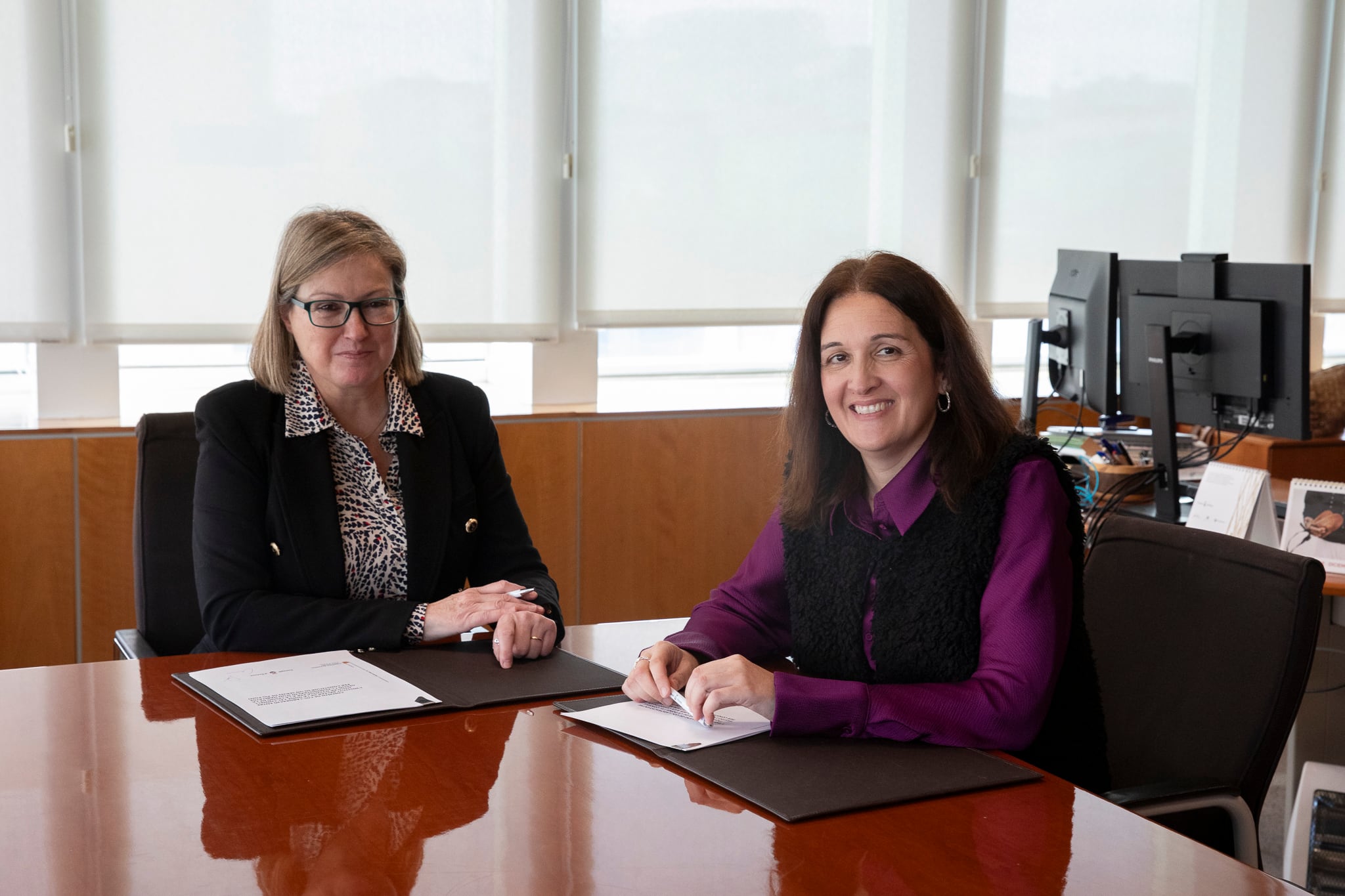 El momento de la firma del convenio