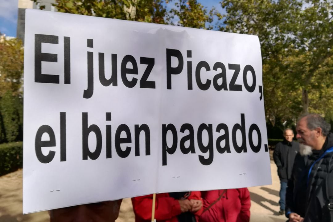 Protesta frente al Tribunal Supremo