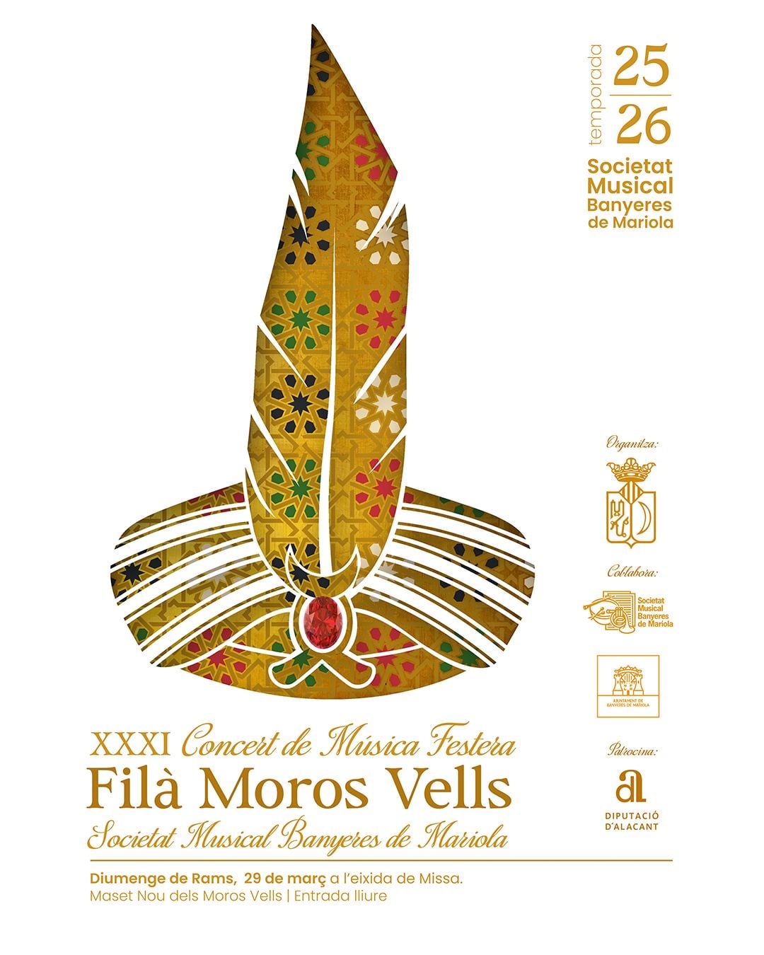 Cartel del concierto