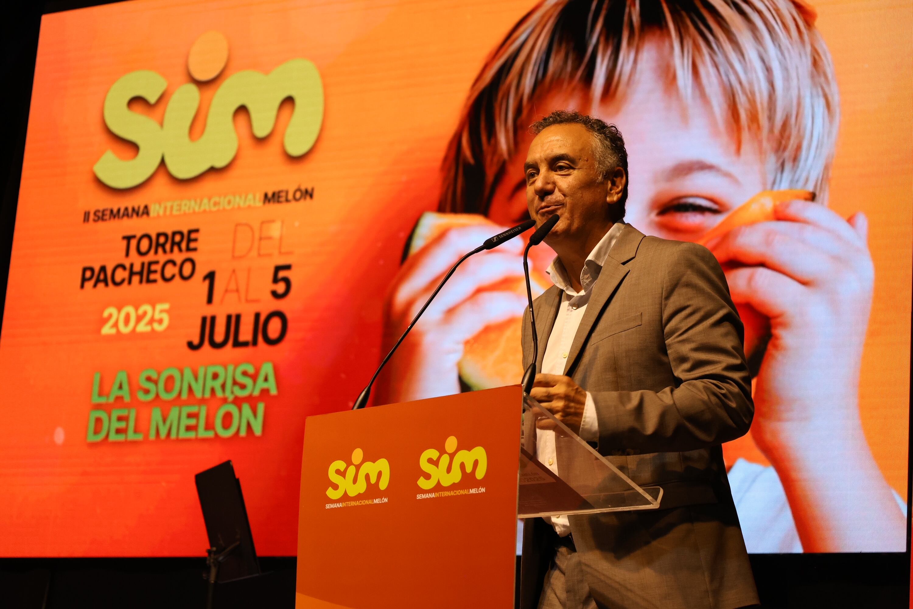 Roberto Brasero inagura la Feria del Melón de Torre Pacheco