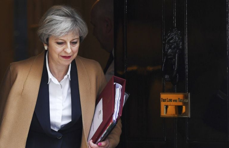 La primera ministra británica, Theresa May.