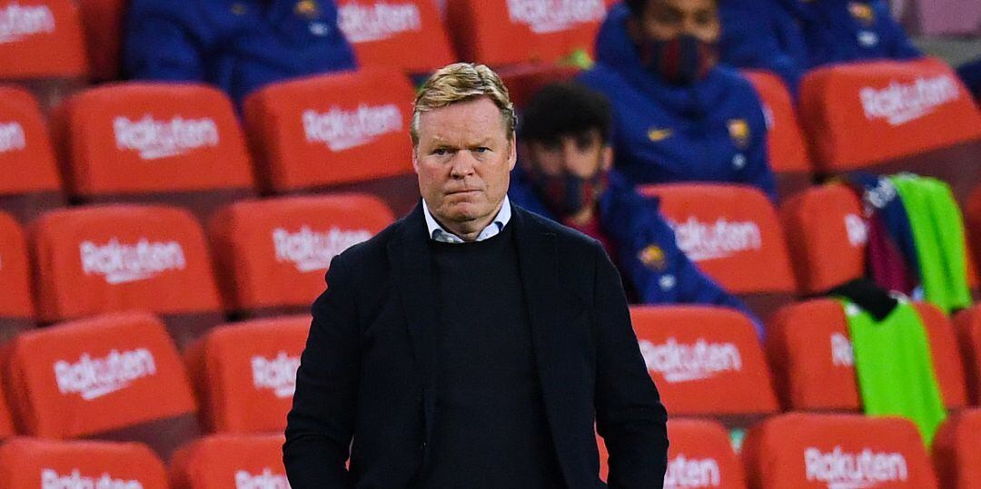 Ronald Koeman, durante un partido de la presente temporada