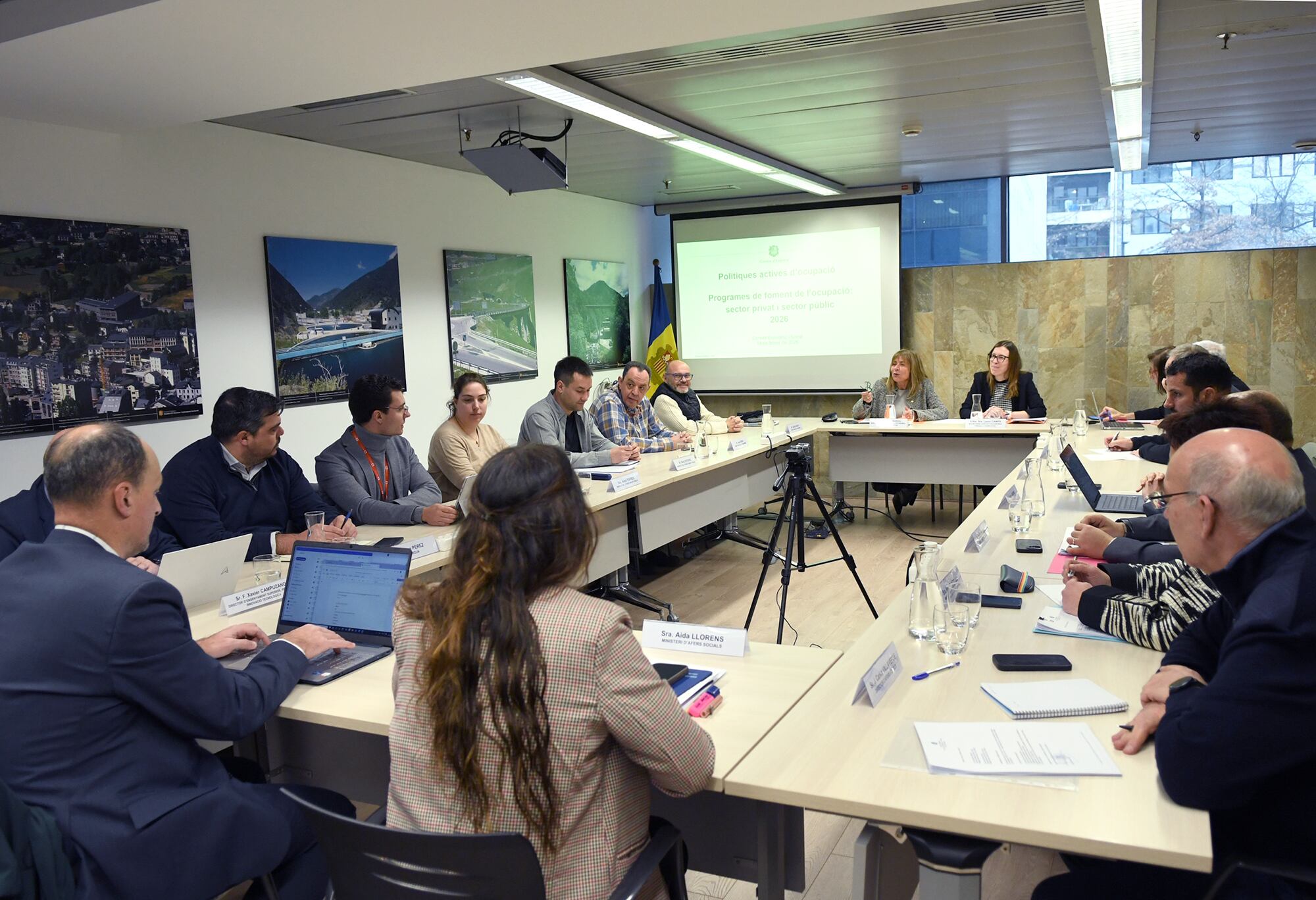 La ministra d'Economia, Conxita Marsol, ha presidit el Consell Econòmic i Social