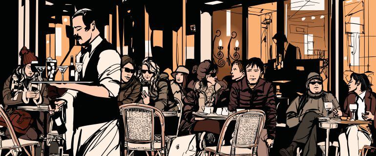 El Royalty en Cádiz, el Iruña en Pamplona, el Casino en Santiago de Compostela... Cada ciudad tiene su café histórico.