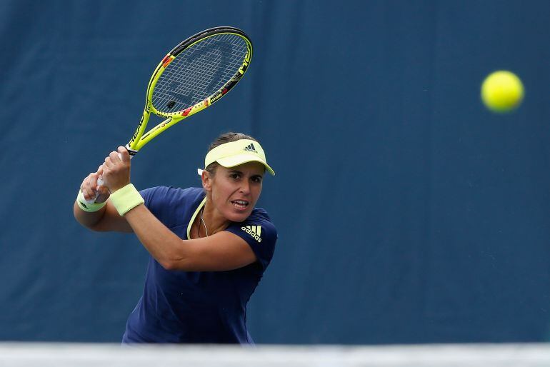 Anabel Medina, durante un partido