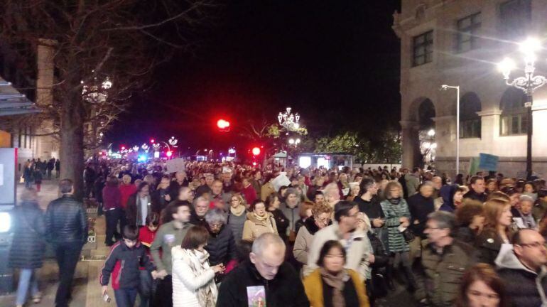 Imagen de la manifestación.