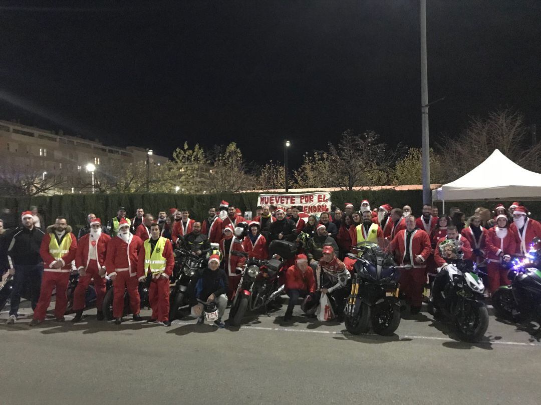 Participantes en la III Papanoelada Solidaria.