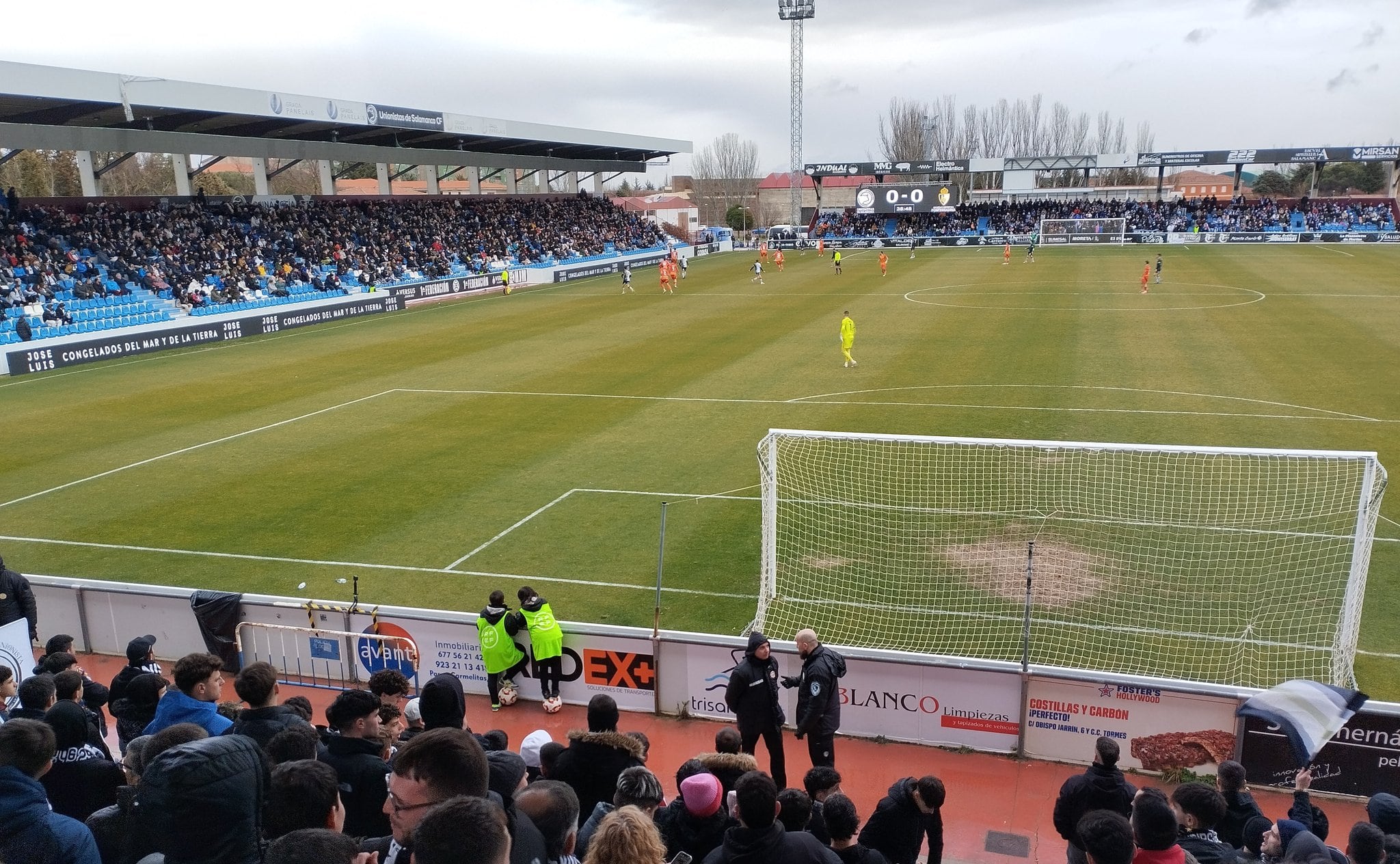 El estadio Reina Sofía durante el partido entre Unionistas y la Ponferradina/Unionistas CF