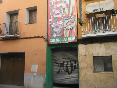 Instalaciones del Jai Alai en la calle Padre Huesca