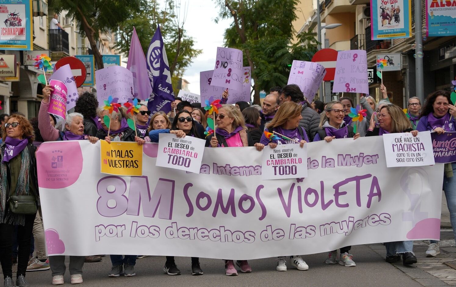 Inicio de la marcha en Villanueva de la Serena