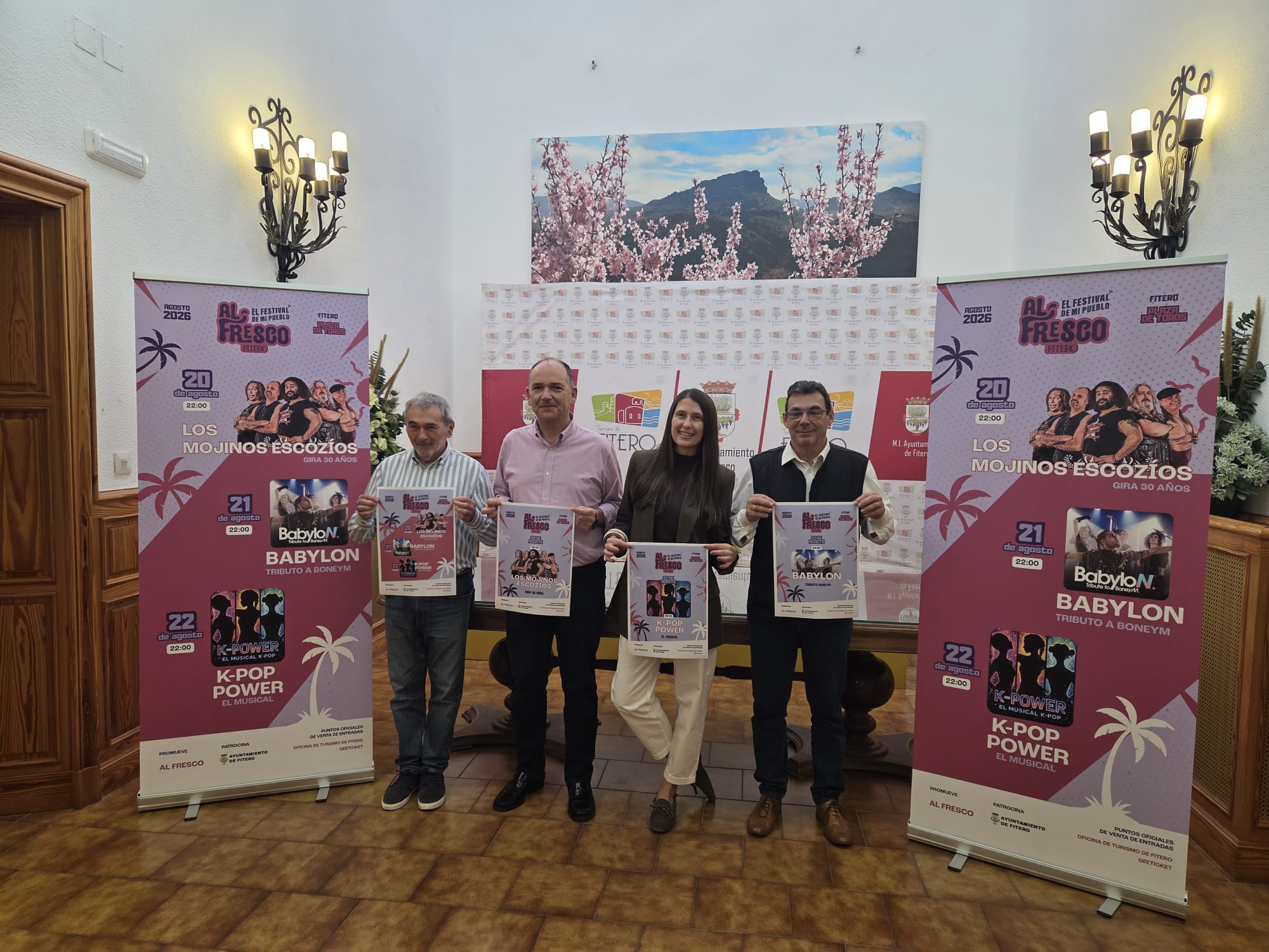 Acto de presentación de 'Al fresco' en Fitero