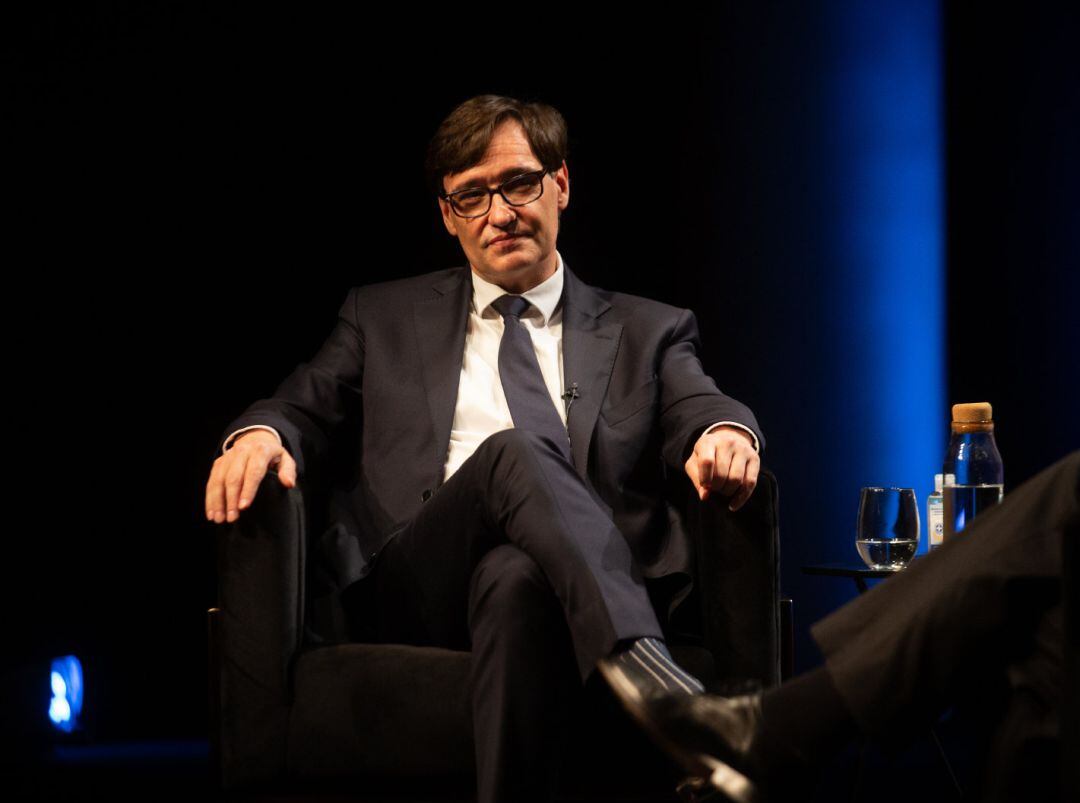 El ministro de Sanidad, Salvador Illa, durante la celebración de la 33ª edición de los Premios Pymes