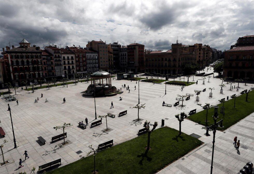 La Plaza del Castillo de Pamplona