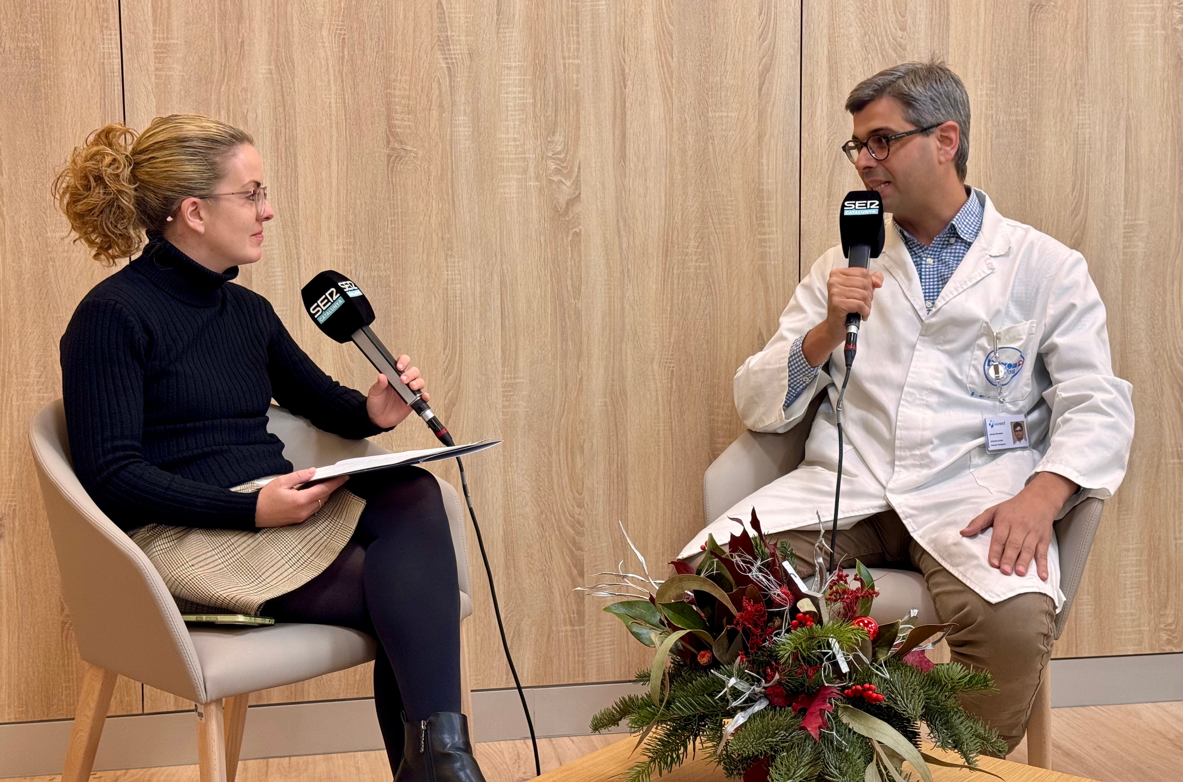 Entrevista a les instal·lacions de Dexeus