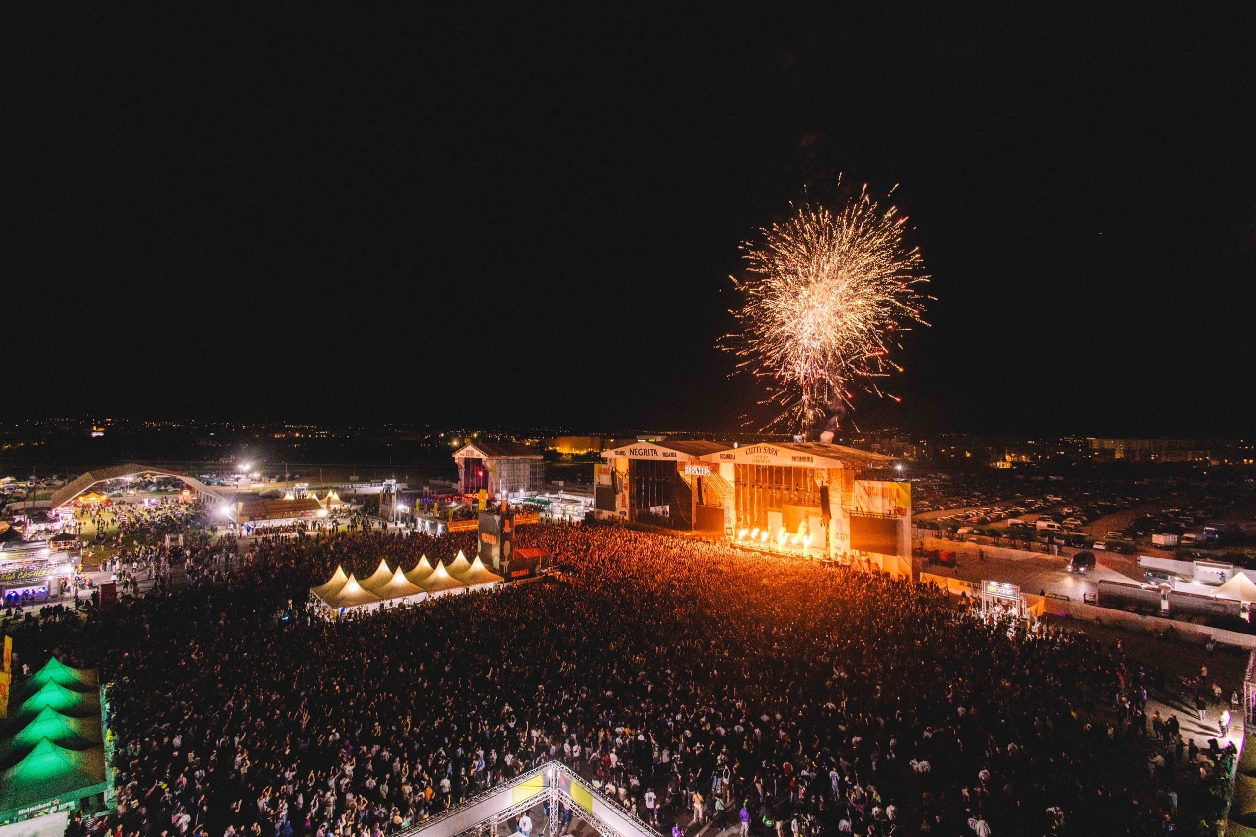 Imagen aerea de Rocanrola 2025