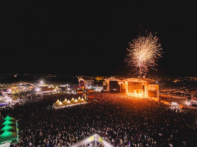 Imagen aerea de Rocanrola 2025