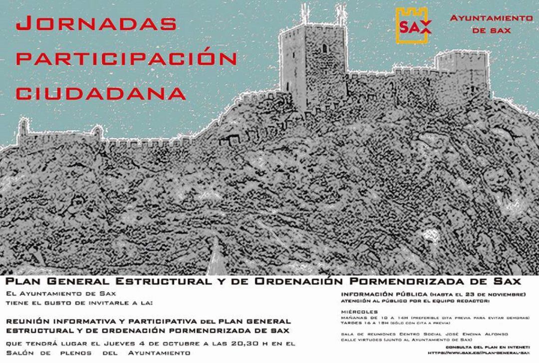 Jornada sobre el Plan General de Sax