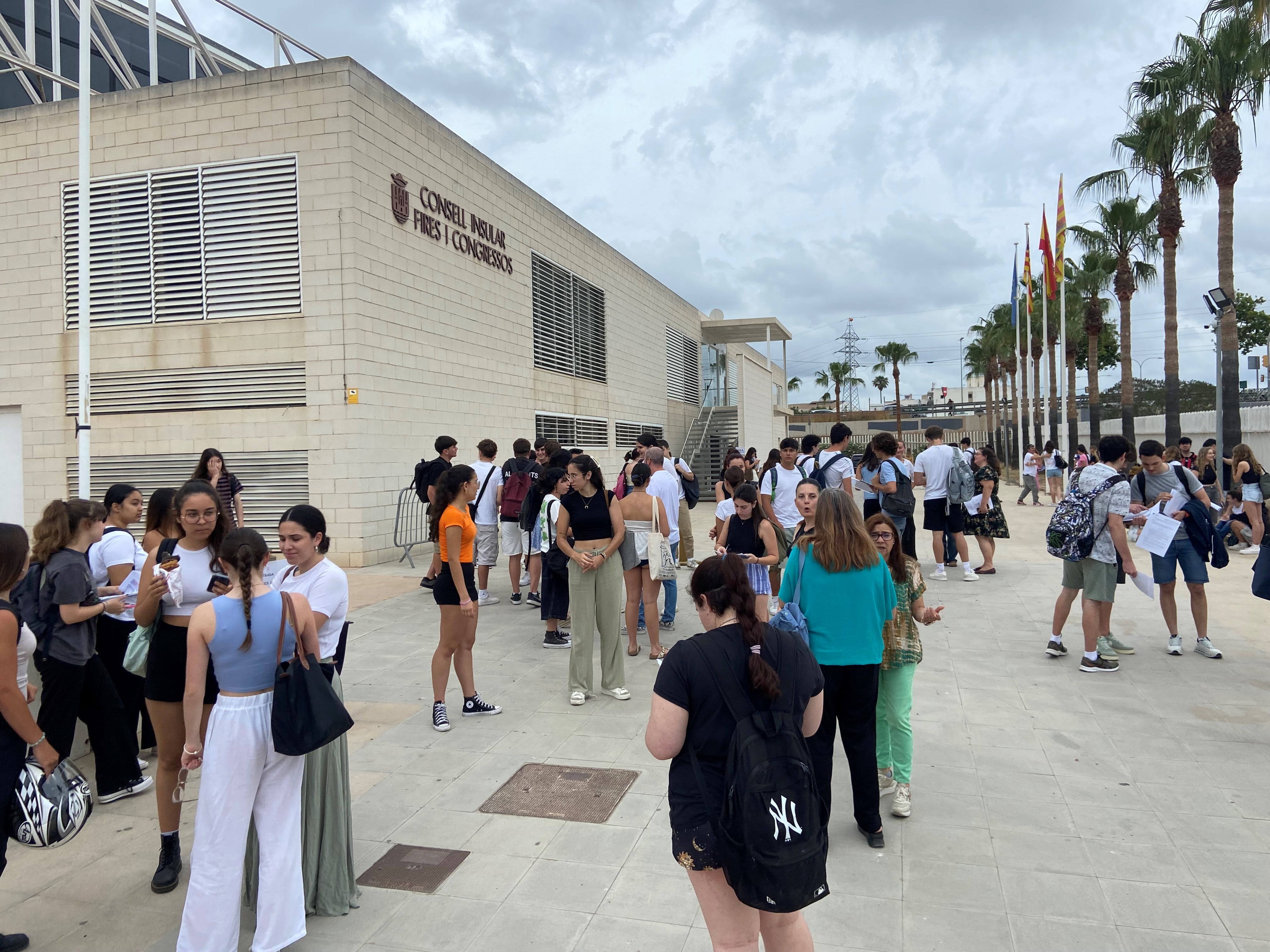 Imagen de archivo de los estudiantes en las pruebas realizadas en Ibiza